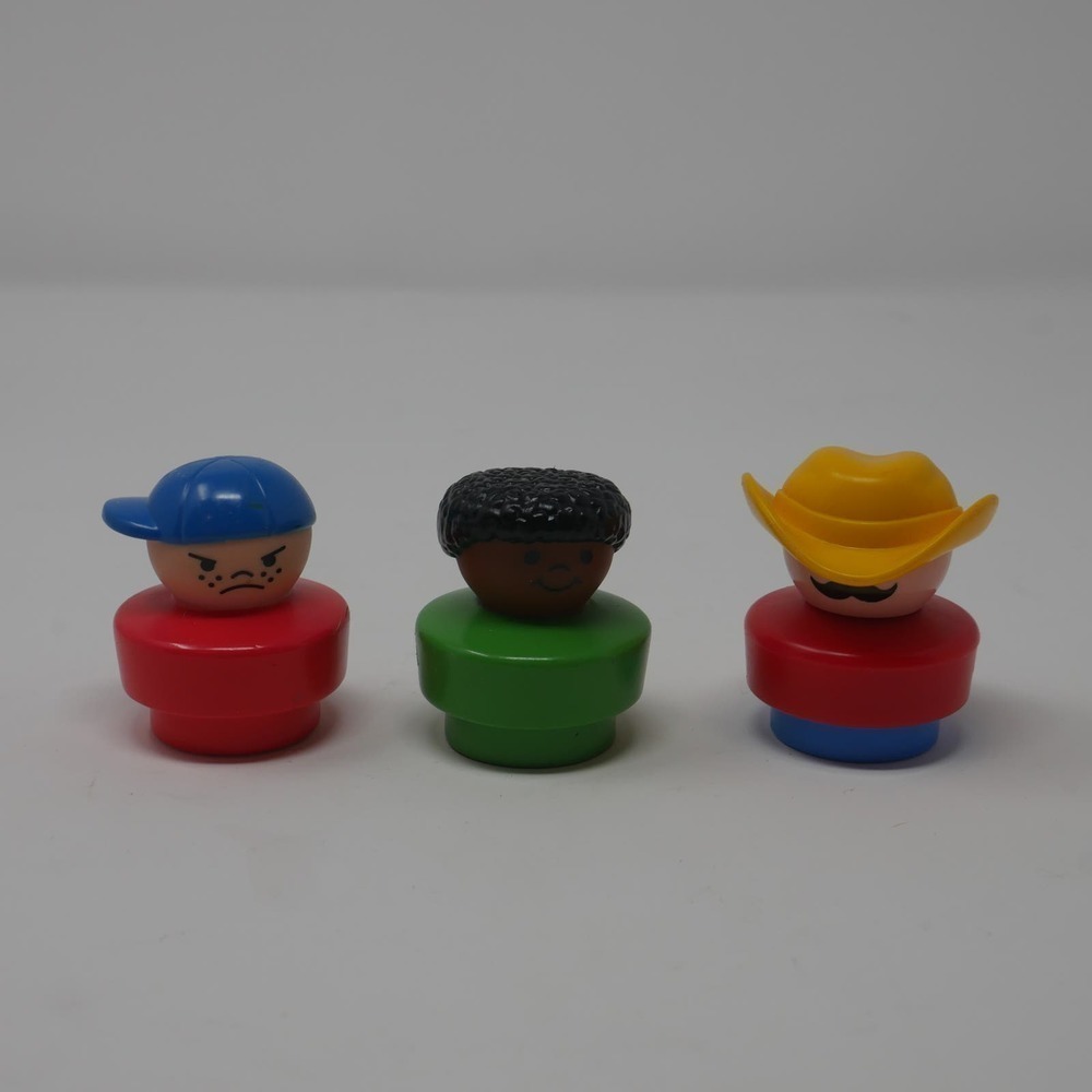 Vintage Fisher-Price Lot of 3 1990s Vintage Little People Toys Rare Toy Figures - Picture 3 of 3
